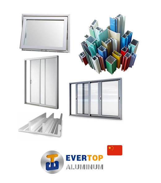 Perfiles de aluminio para puertas, ventanas y mamparas